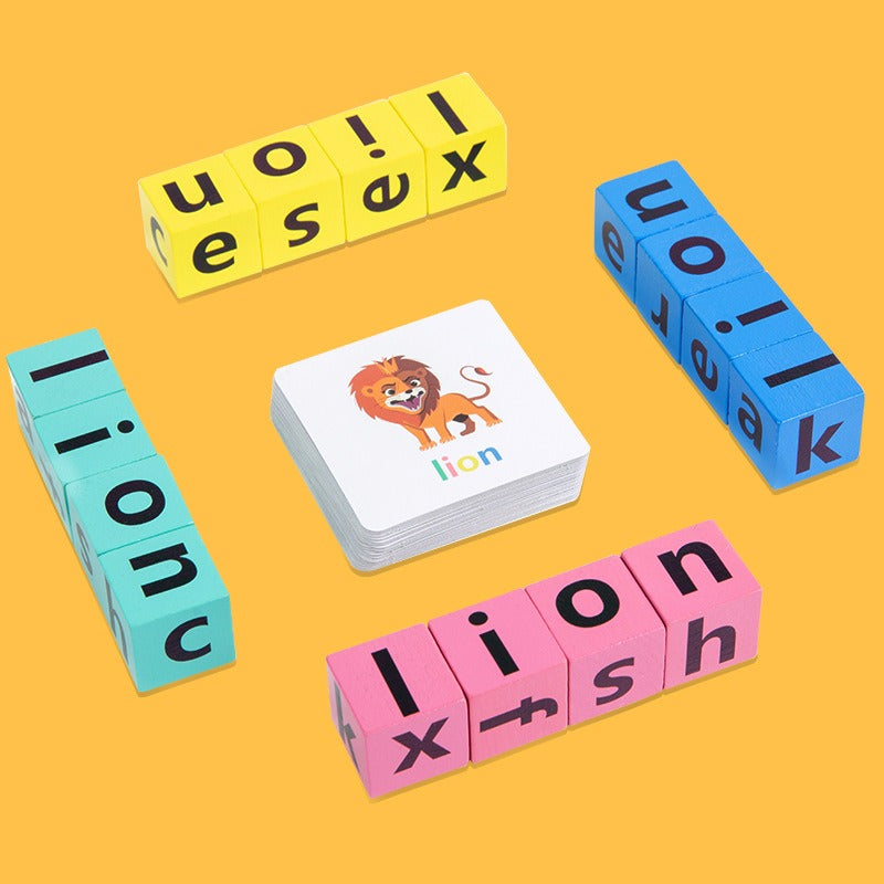 Montessori teaching aids word puzzle game