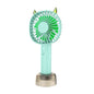 Cute Handheld Mini Desktop Charging Fan