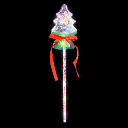 Light-Up Christmas Tree Wand Kids Toy In Bulk