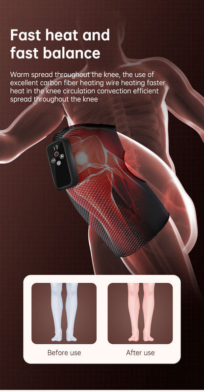 Electric heating knee Massager