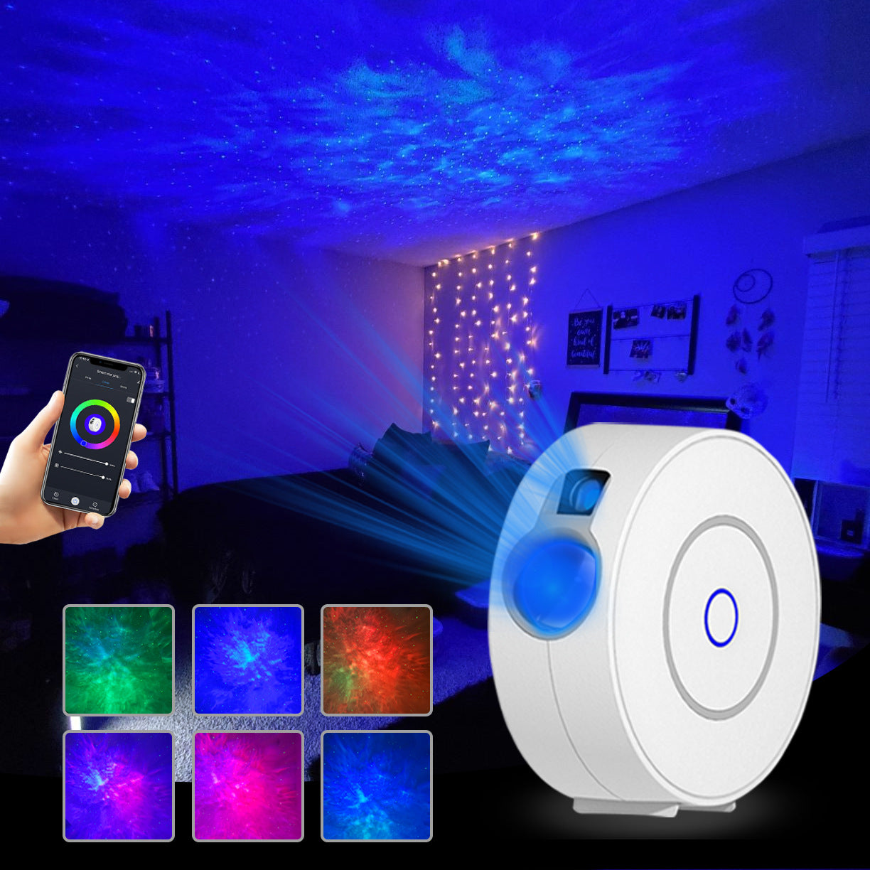 Tuya Smart WiFi APP Control Starry Sky Dazzling Starry Night Light LED