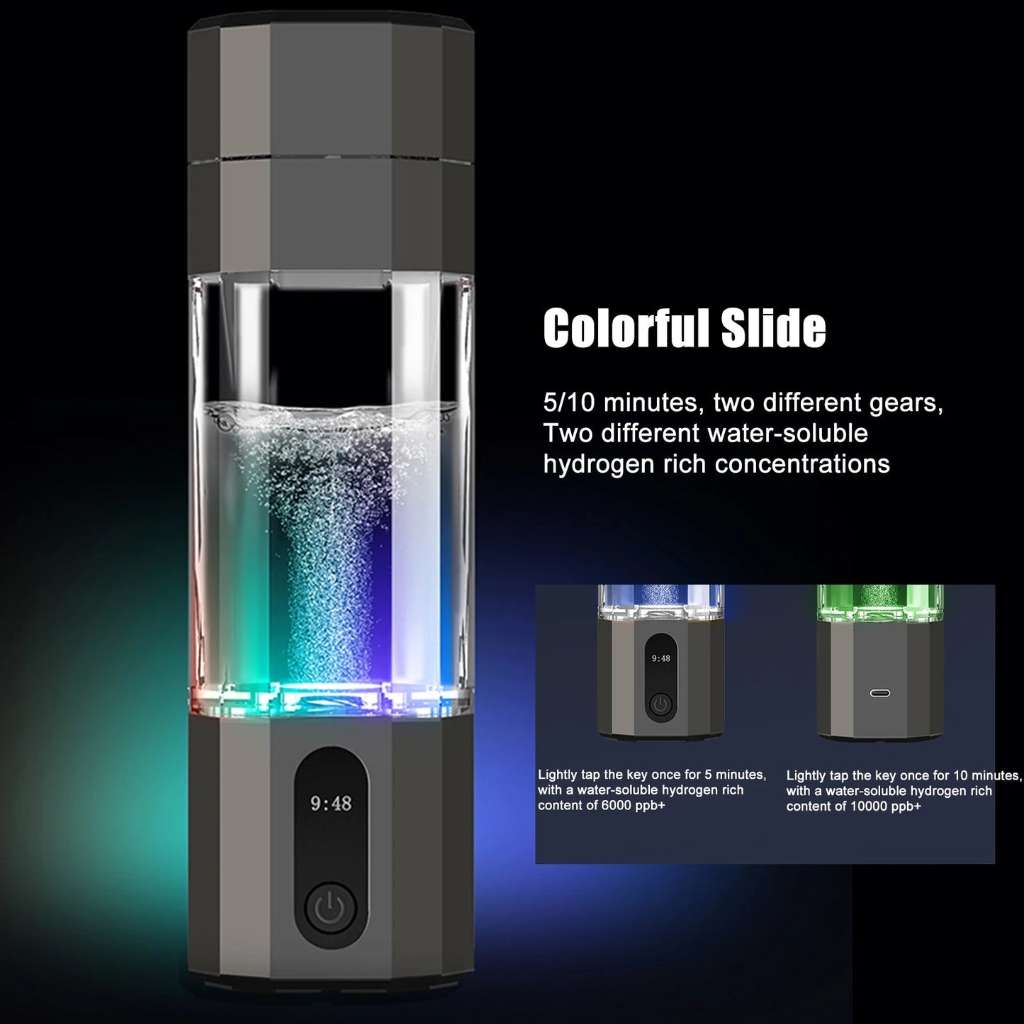 Intelligent Hydrogen Portable Water Leak-Proof Mug