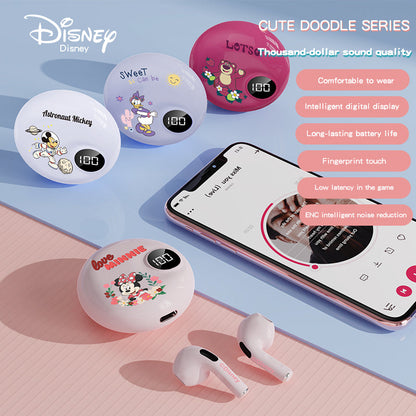 Minnie Mickey Digital Display Bluetooth Headset