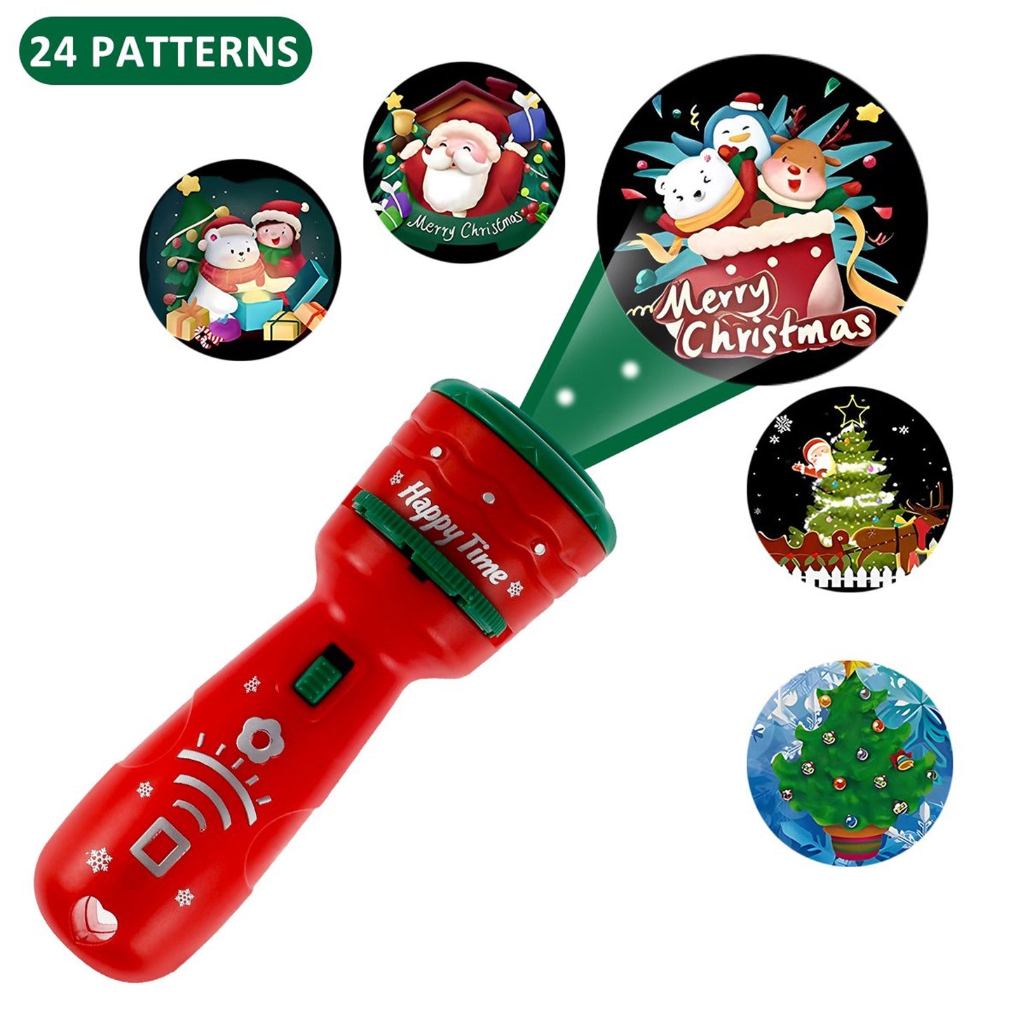 Christmas Flashlight Educational Kids Toy