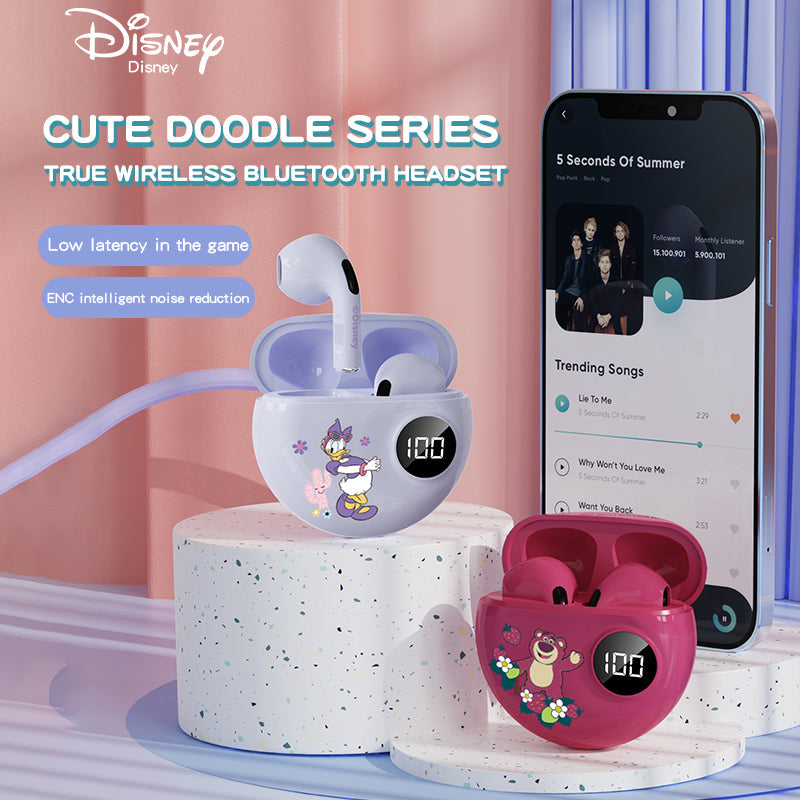 Minnie Mickey Digital Display Bluetooth Headset