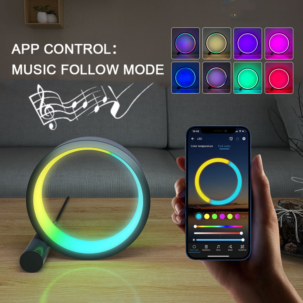 Music Rhythm Light Decorative Atmosphere Light