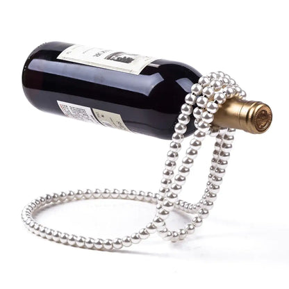 Pearl Necklace Wine Rack