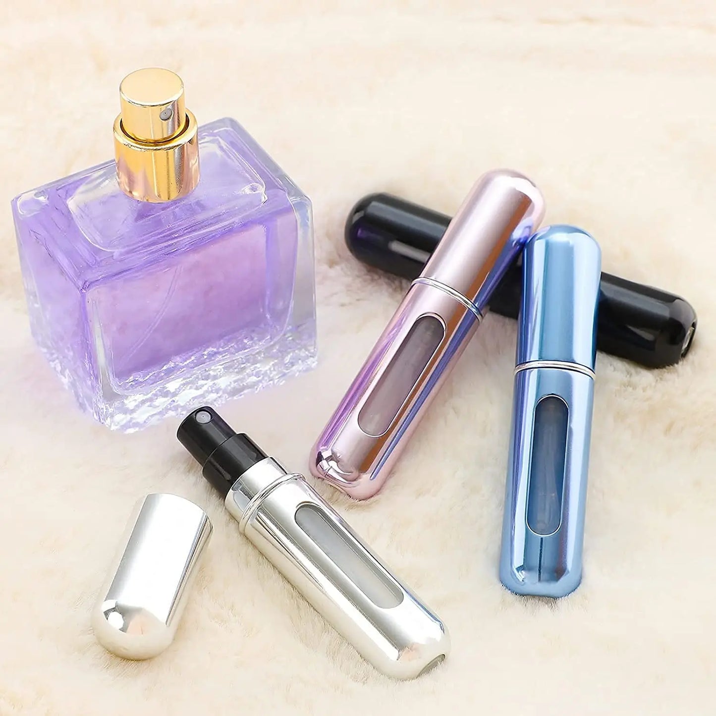 Perfume Portable Liquid Container For Cosmetics Refillable Bottle