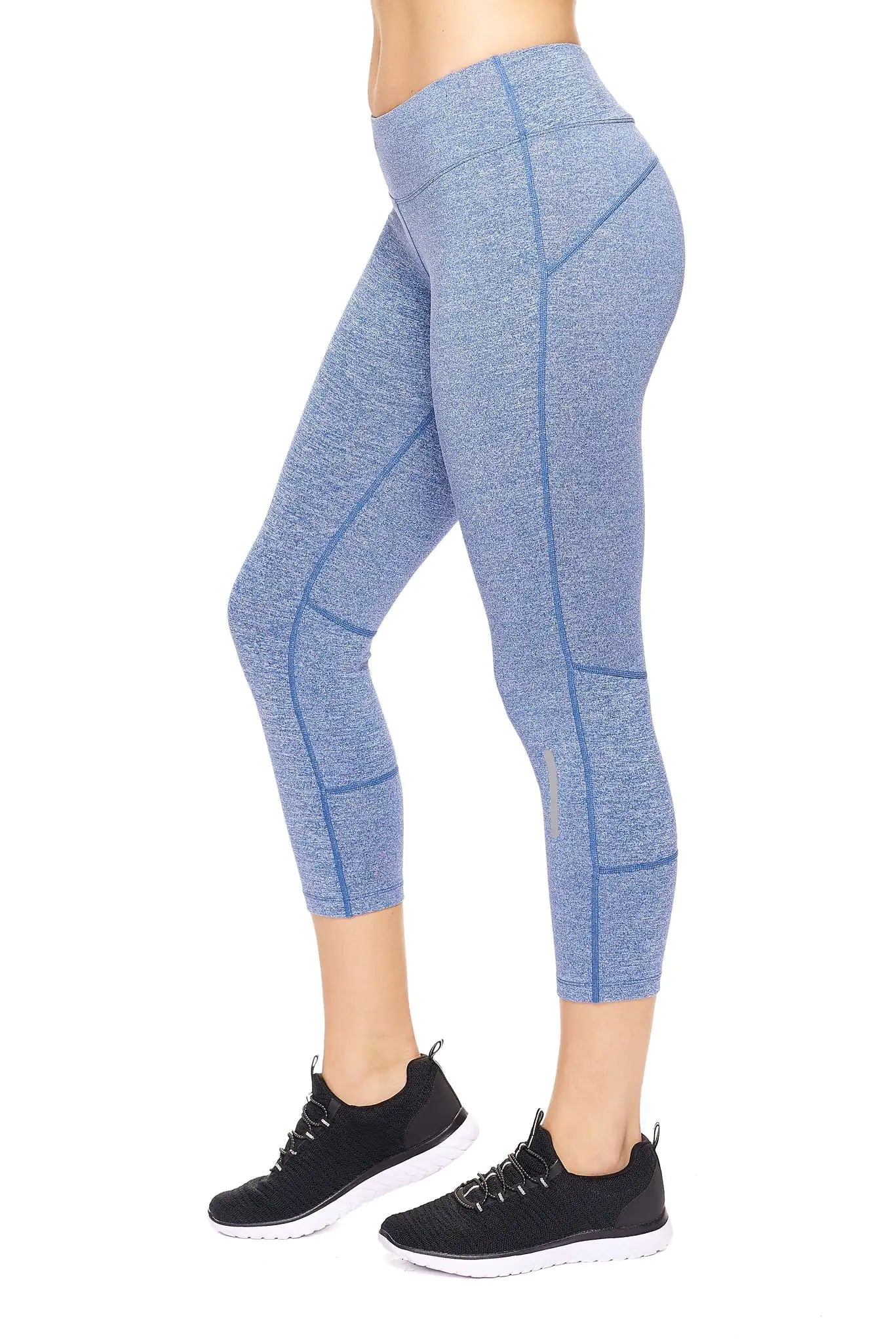 Women's Mid-Rise Zip Pocket Capri Leggings